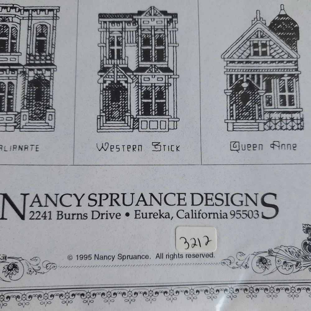 Lot of 7 Victoria Sampler Frankincense Cross Stitch Pattern etc Victorian Theme